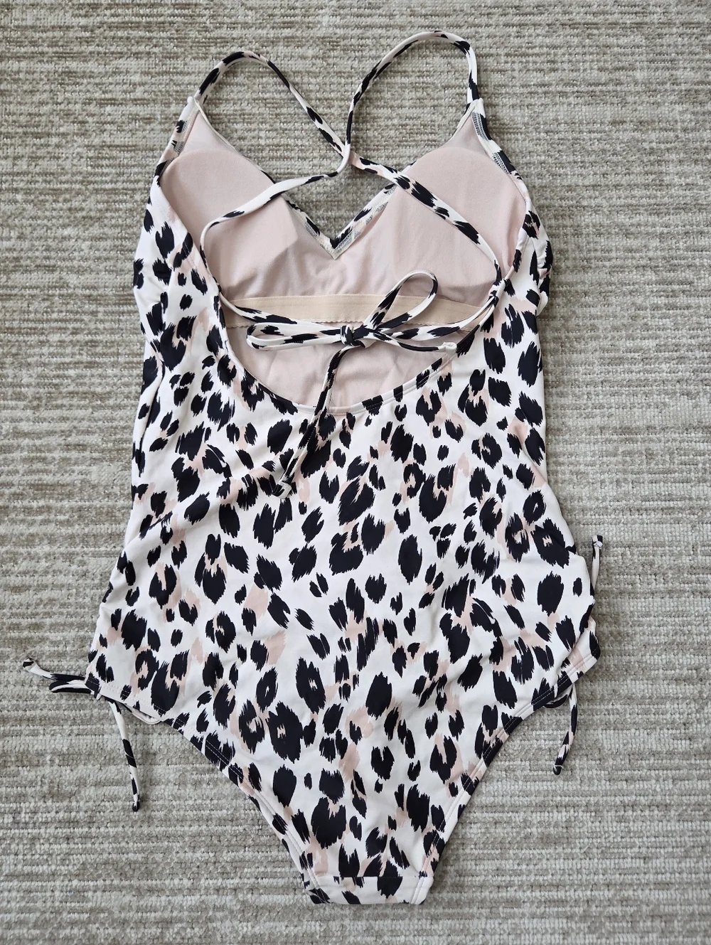 Kona Sol Target Women Leopard Print One Piece Swimsuit - Picture 8 of 12